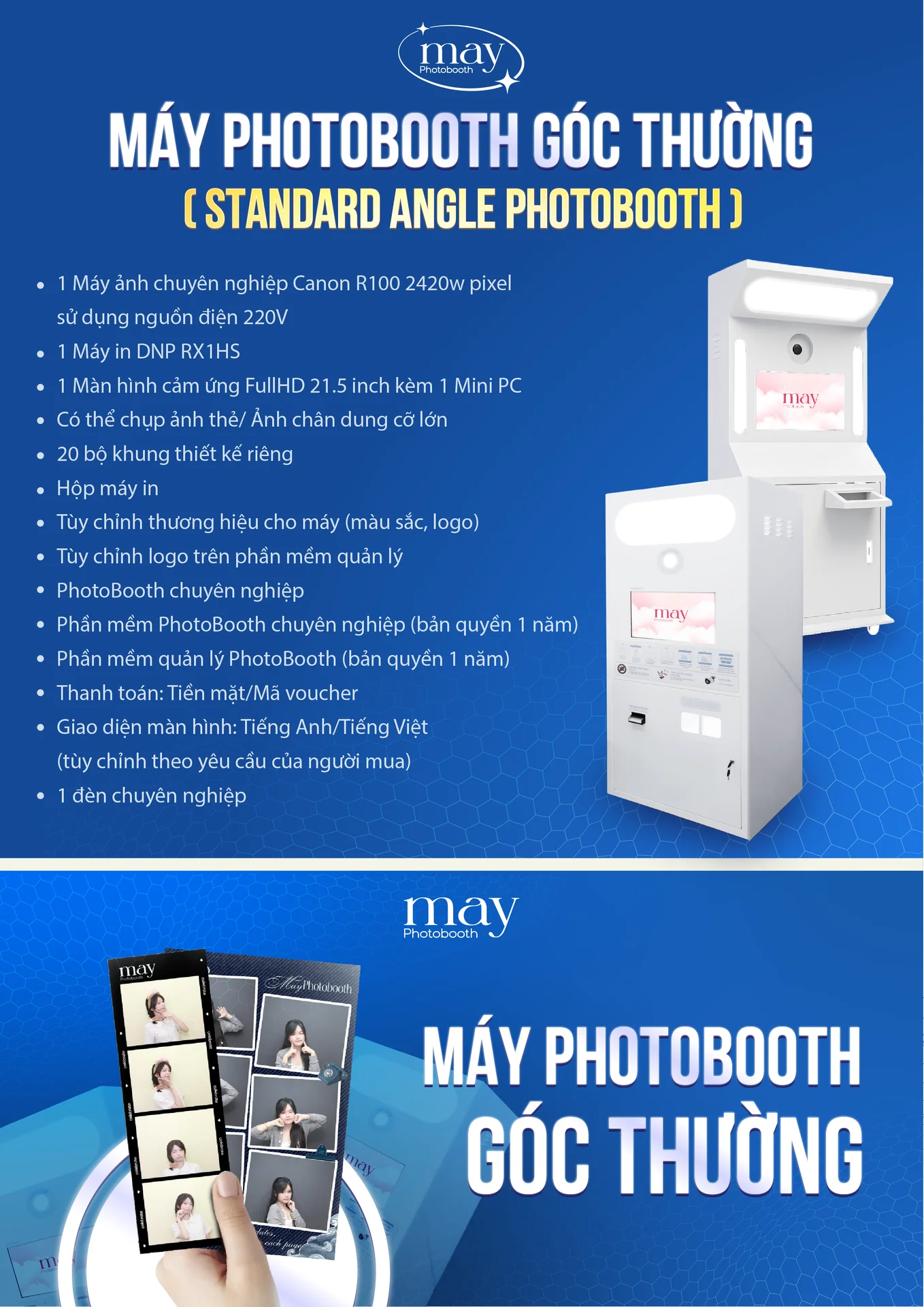 Máy Photobooth Góc Thường - Image 1 | mayphotobooth.vn