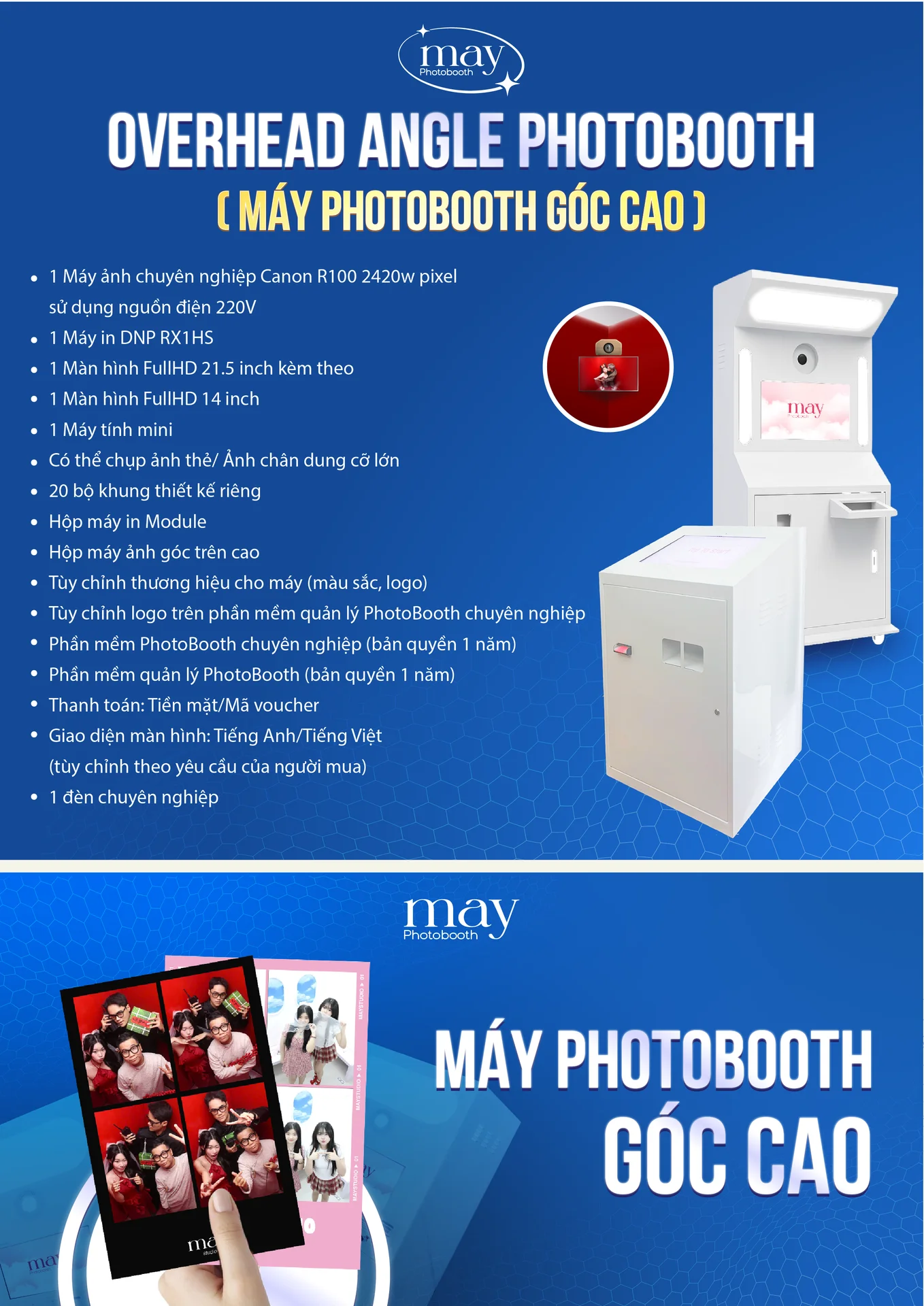 Máy Photobooth Góc Cao - Image 1 | mayphotobooth.vn